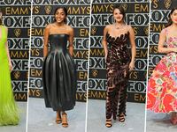 Celebrities at Emmy Awards Red Carpet