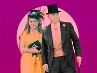 A photo composite of Sarah Ferguson, Duchess of York and Prince Andrew, Duke of York.
