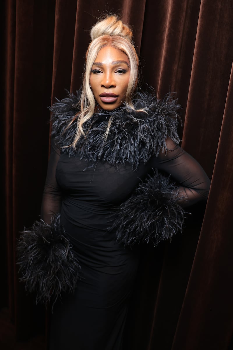 Serena Williams attends the Gucci Spring Summer 2026 event during the Milan Fashion Week at Palazzo Mezzanotte on September 23, 2025 in Milan, Italy.