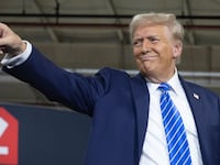 Donald Trump was reportedly caught on tape making wisecracks at the expense of a woman whose husband was killed at one of the Republican candidate’s presidential rallies earlier this year.