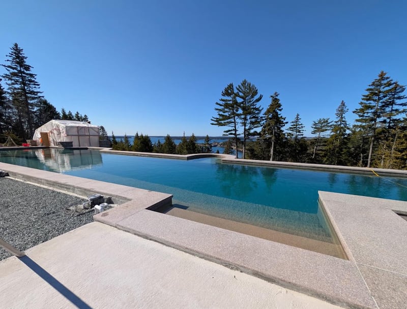 In April, Martha Stewart announced that her estate and pool would undergo renovation.