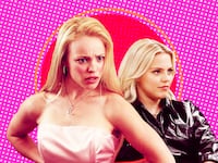 A photo illustration of Rachel McAdams and Reneé Rapp in Mean Girls.