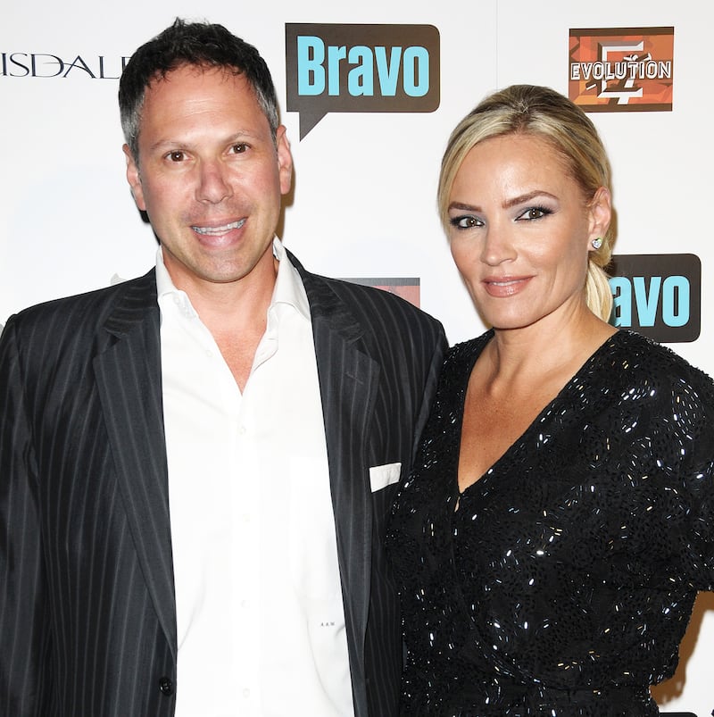 Andrew Wiederhorn and Tiffany Wiederhorn attend "The Real Housewives of Beverly Hills" series premiere party at Trousdale on October 11, 2010 in West Hollywood, California.