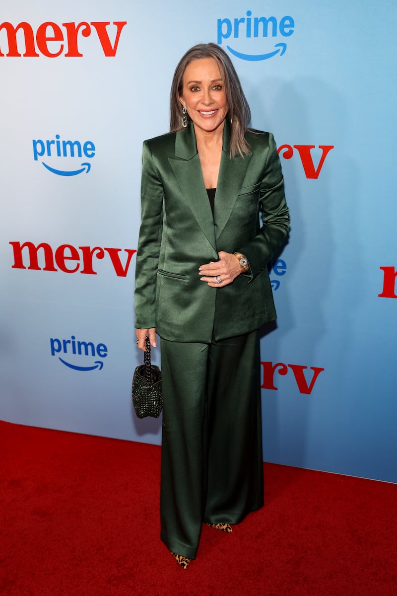 In 2025, Patricia Heaton cut her hair into a longer bob, fully embracing her salt-and-pepper shade. Pictured here at the Los Angeles special screening of "Merv" in December 2025.