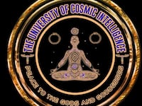 The logo of the so-called University of Cosmic Intelligence, which alleged cult leader Rashad Jamal uses to preach to followers online from behind bars.