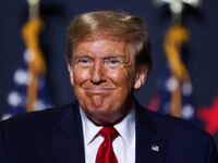 Republican presidential candidate and former U.S. President Donald Trump