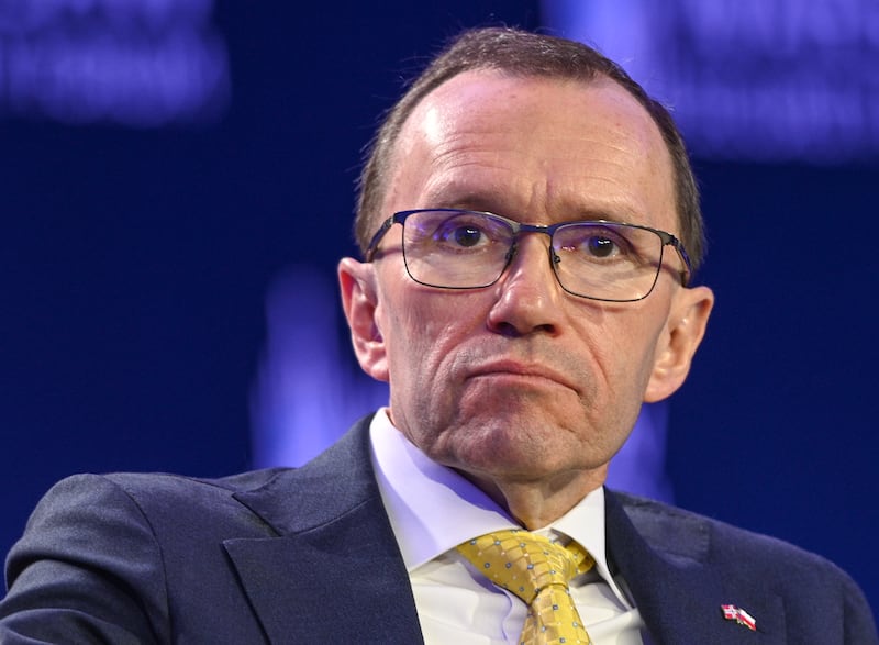 WARSAW, POLAND - OCTOBER 13: Norwegian Minister of Foreign Affairs Espen Barth Eide listens to fellow panelists during the Day 2 panel discussion titled 'The Return of Power Politics: Europe Between War and Rivalry' on the Warsaw Stage at the 13th Warsaw Security Forum (WSF 2026) in Warsaw, Poland, on October 13, 2026. (Photo by Artur Widak/NurPhoto via Getty Images)