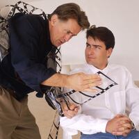 Oscar-winning actor and director Martin Sheen starred in Cadence alongside his son, Charlie Sheen, in 1990.