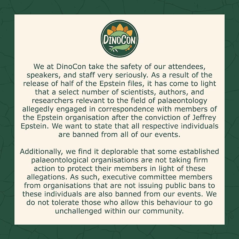DINOCON STATEMENT