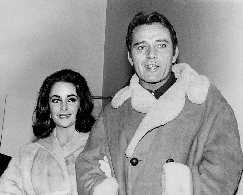 Richard Burton and Elizabeth Taylor in Toronto in 1964.