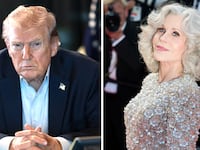 Donald Trump and Jane Fonda