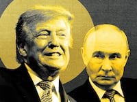 Donald Trump and Vladimir Putin