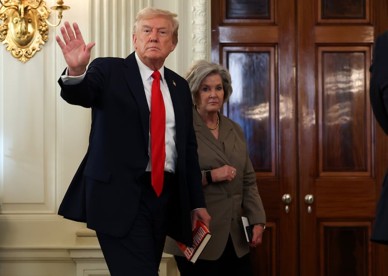 Donald Trump and Susie Wiles