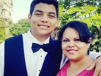 Rosie Yanas Stone and her son Chris