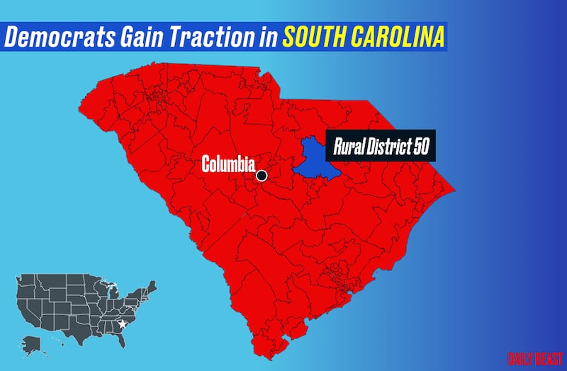 South Carolina locator map