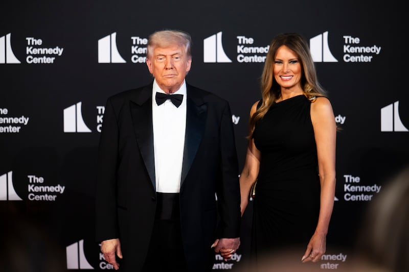 Donald Trump and Melania Trump