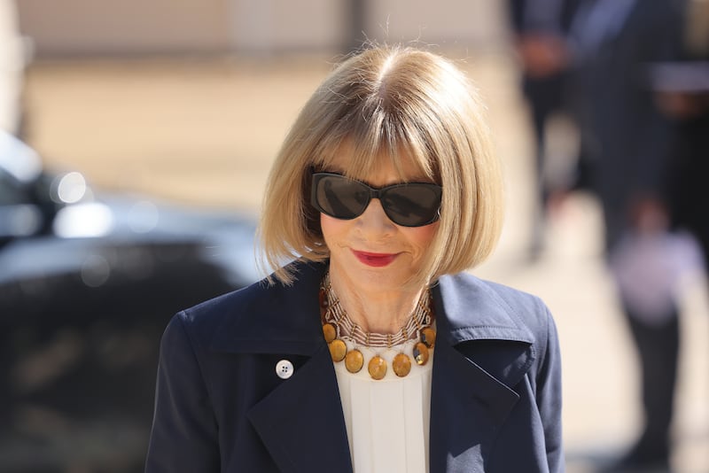 Anna Wintour attends the Chanel Haute Couture Fall/Winter 2025/2026 show as part of Paris Fashion Week on July 08, 2025 in Paris, France.