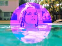 A photo illustration of Night Swim.