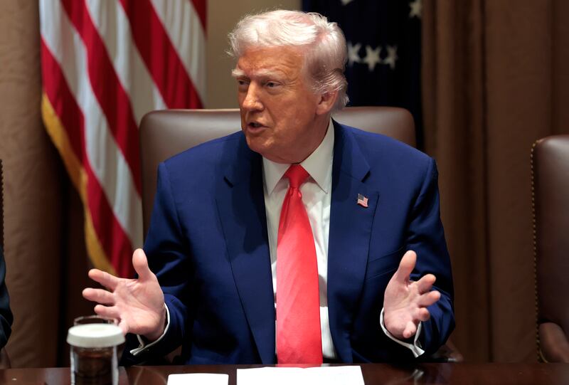 Trump is getting sued by five businesses due to his steep tariffs, which they claim are "illegal."