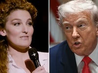 Alice Fraser and Donald Trump