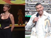 Taylor Swift and Travis Kelce on SNL
