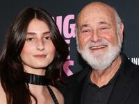 LOS ANGELES, CALIFORNIA - MAY 13: Romy Reiner (L) and Rob Reiner (R) attend the Los Angeles premiere of "Things Like This" at Landmark Theatres Sunset on May 13, 2025 in Los Angeles, California. (Photo by Paul Archuleta/Getty Images)