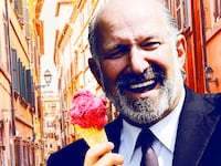 Howard Lutnick's vacation in Italy