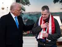 Donald Trump and Marc Fogel.