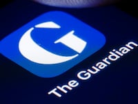 The logo of The Guardian.