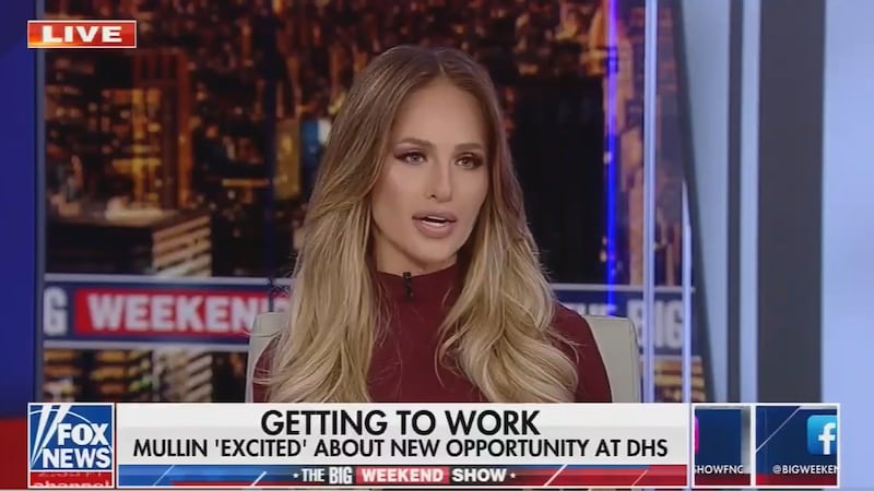 Tomi Lahren on Fox News' The Big Weekend Show on Saturday, March 7.