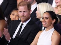 Prince Harry, Duke of Sussex and Meghan, Duchess of Sussex, attend the 2024 ESPY Awards at Dolby Theatre on July 11, 2024.