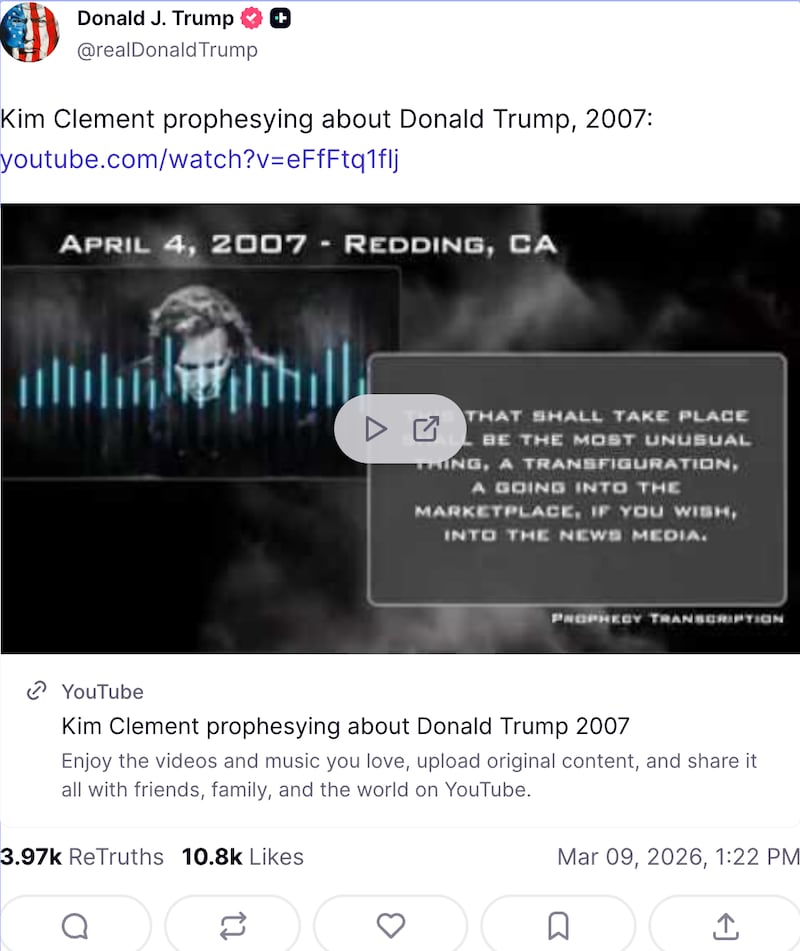 Donald Trump Truth Social
