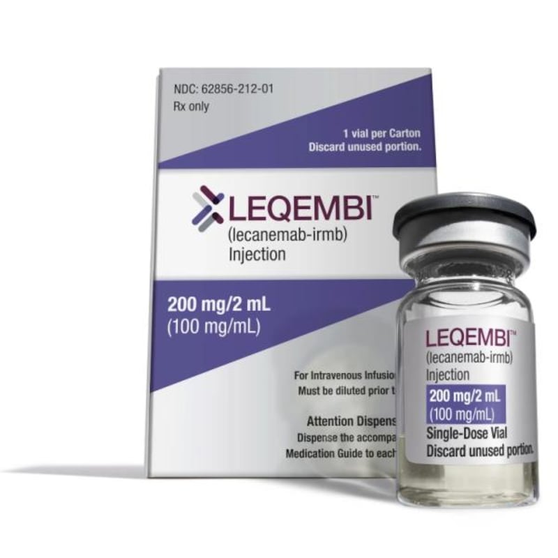 A vial of Leqembi