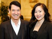 Angela Chao is pictured with Jim Breyer at the AFI Awards Luncheon in Beverly Hills on January 12, 2024