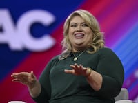 Rep. Kat Cammack delivers remarks as she attends the 2024 Conservative Political Action Conference (CPAC) at the Gaylord National Resort and Convention Center in Maryland, United States on February 23, 2024.