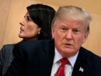 Nikki Haley condemns Trump's call with Putin Wednesday.