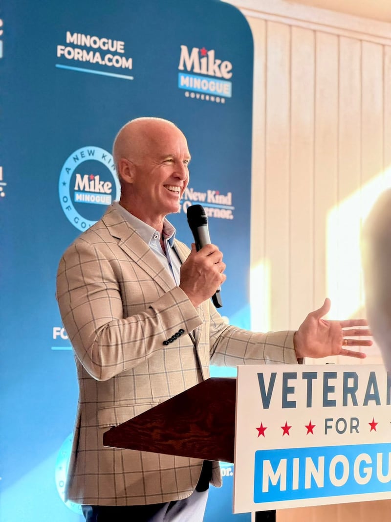 Mike Minogue is running for governor of Massachusetts.