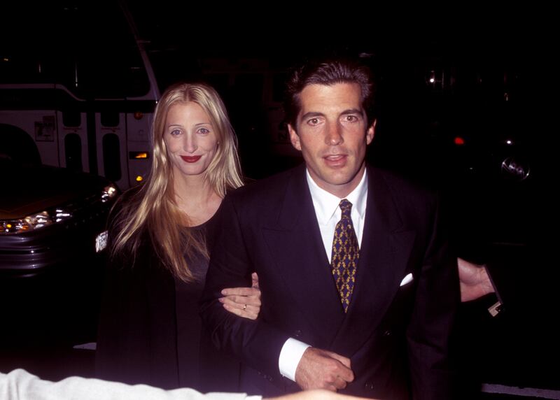JFK Jr. and Carolyn Bessette