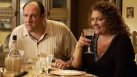 James Gandolfini and Aida Turturro in "The Sopranos," in which they portrayed volatile siblings Tony and Janice Soprano.