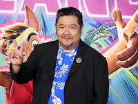 LOS ANGELES, CALIFORNIA - SEPTEMBER 23: Eric Bauza attends the premiere of Universal Studio's "Forgotten Island" at the Lucas Museum of Narrative Art on September 23, 2026 in Los Angeles, California. (Photo by Kevin Winter/Getty Images)