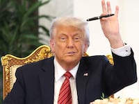 Donald Trump admired the opulence of the palaces he visited during his Middle East tour.