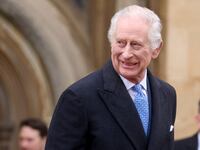 King Charles leaves after attending the Easter Matins Service at St. George's Chapel, Windsor Castle, Britain March 31, 2024.