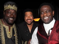 NEW ORLEANS - JULY 05: Ronald LaPread, Lionel Richie and Al Green attend the 2009 Essence Music Festival Presented by Coca-Cola at the Louisiana Superdome on July 4, 2009 in New Orleans, Louisiana. (Photo by Johnny Nunez/WireImage)