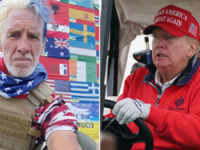 Ryan Routh, left, and Donald Trump.