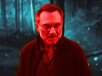 A photo illustration of Christian Slater in The Spiderwick Chronicles.