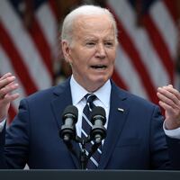 U.S. President Joe Biden announces increased tariffs on Chinese products to promote American investments and jobs in the Rose Garden of the White House on May 14, 2024 in Washington, DC.