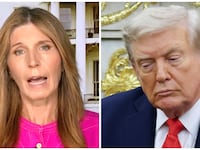 Nicolle Wallace and Donald Trump
