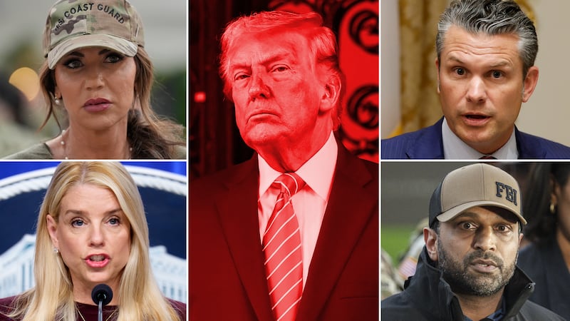 Donald Trump cabinet photo illustration