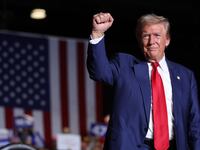 Donald Trump said he’d had an “interesting day” after surviving a second suspected assassination attempt at his golf course in West Palm Beach, Florida.