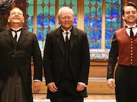 David Killick (center), who starred in shows like "The Crown" and productions like "The Importance of Being Earnest" has passed away at 87.